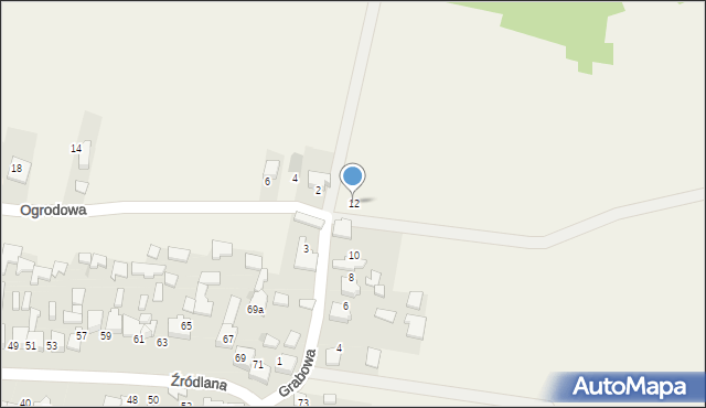 Kolbark, Grabowa, 12, mapa Kolbark