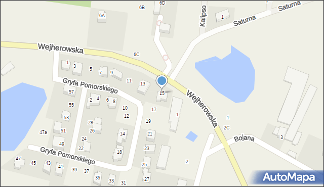 Koleczkowo, Gryfa Pomorskiego, 15, mapa Koleczkowo