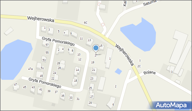 Koleczkowo, Gryfa Pomorskiego, 17, mapa Koleczkowo