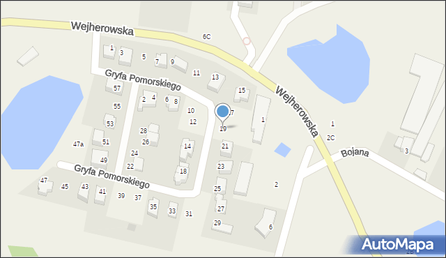 Koleczkowo, Gryfa Pomorskiego, 19, mapa Koleczkowo