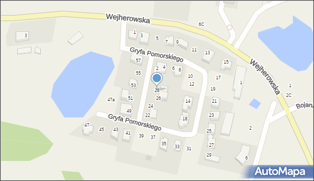 Koleczkowo, Gryfa Pomorskiego, 28, mapa Koleczkowo