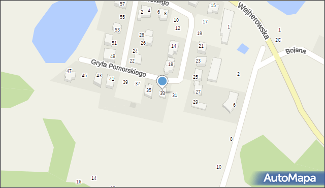 Koleczkowo, Gryfa Pomorskiego, 33, mapa Koleczkowo