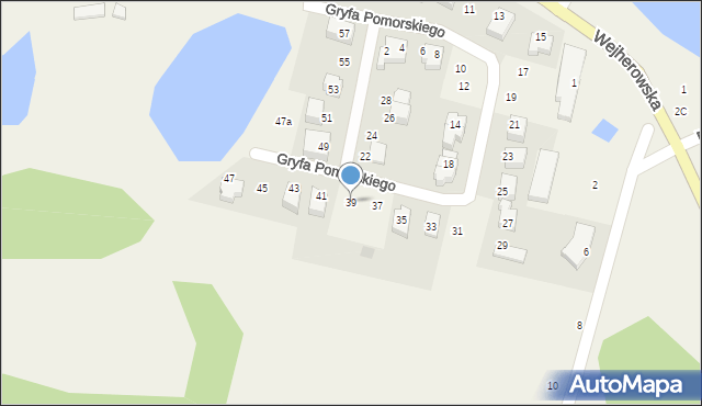 Koleczkowo, Gryfa Pomorskiego, 39, mapa Koleczkowo