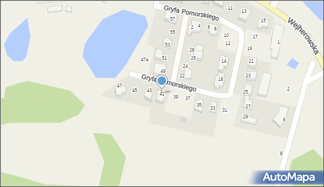 Koleczkowo, Gryfa Pomorskiego, 41, mapa Koleczkowo