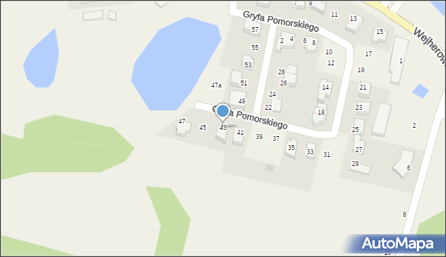 Koleczkowo, Gryfa Pomorskiego, 43, mapa Koleczkowo