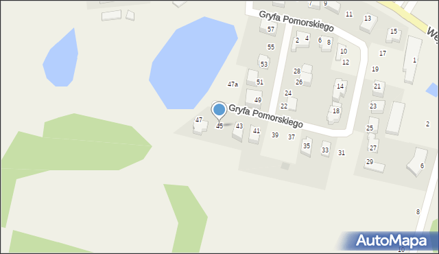 Koleczkowo, Gryfa Pomorskiego, 45, mapa Koleczkowo