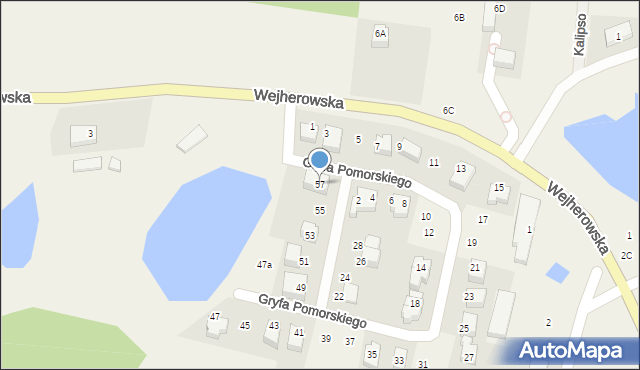 Koleczkowo, Gryfa Pomorskiego, 57, mapa Koleczkowo