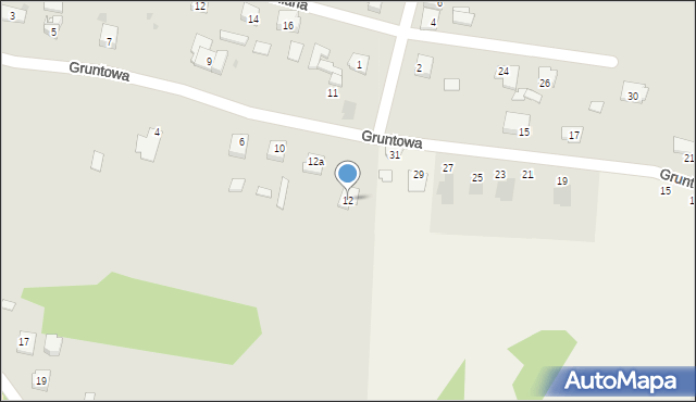 Końskie, Gruntowa, 12, mapa Końskie