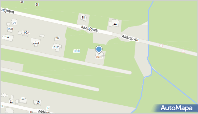 Konstancin-Jeziorna, Graniczna, 101E, mapa Konstancin-Jeziorna
