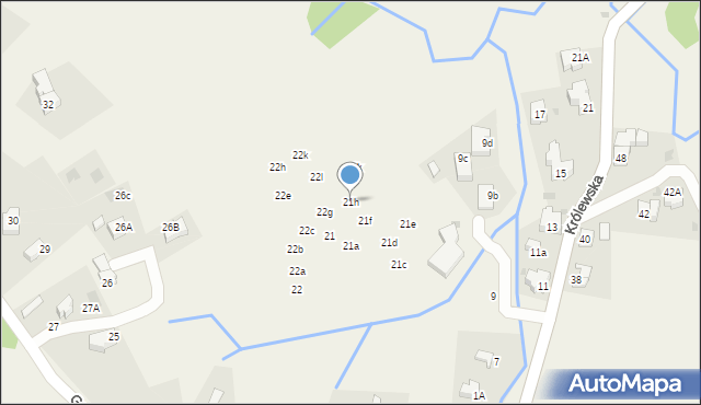 Kościelisko, Groń, 21h, mapa Kościelisko