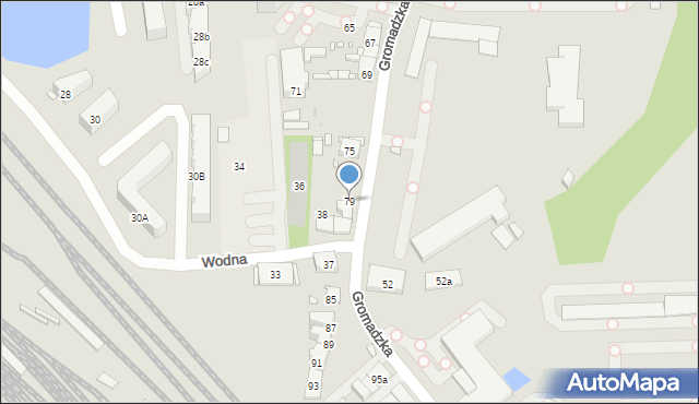 Kraków, Gromadzka, 79, mapa Krakowa