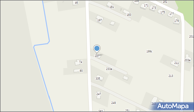 Krościenko Wyżne, Grunwaldzka, 227, mapa Krościenko Wyżne