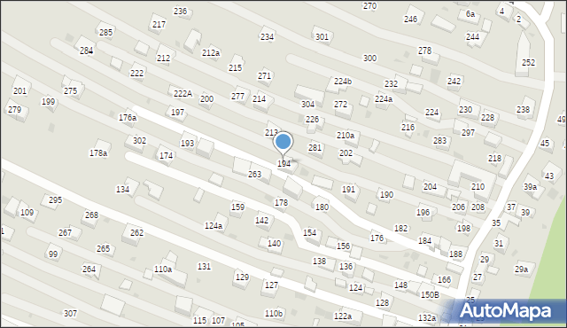 Krzeszowice, Grunwaldzka, 194, mapa Krzeszowice