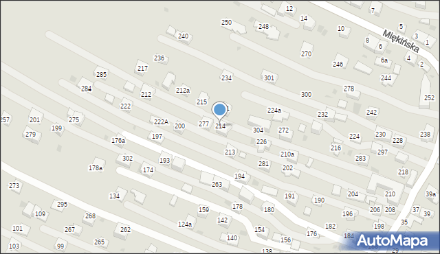 Krzeszowice, Grunwaldzka, 214, mapa Krzeszowice