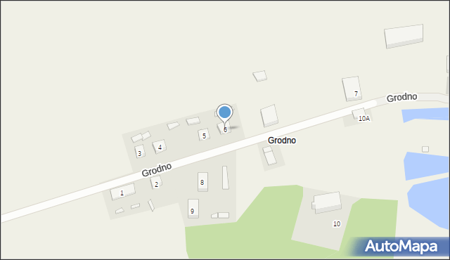 Krzywa Wieś, Grodno, 6, mapa Krzywa Wieś