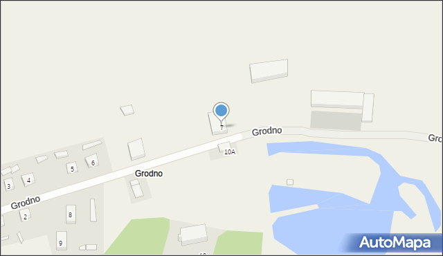 Krzywa Wieś, Grodno, 7, mapa Krzywa Wieś