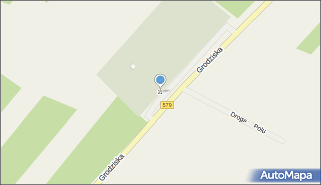 Kuklówka Zarzeczna, Grodziska, 31, mapa Kuklówka Zarzeczna