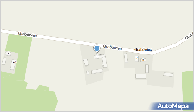 Kukowo, Grabówiec, 8, mapa Kukowo
