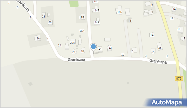 Łęg Tarnowski, Graniczna, 16, mapa Łęg Tarnowski