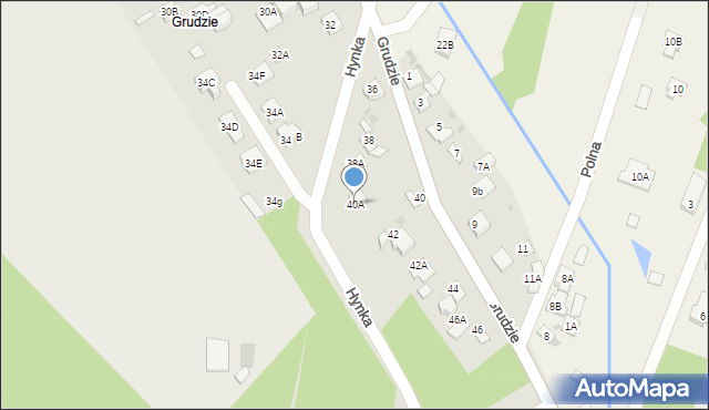 Legionowo, Grudzie, 40A, mapa Legionowo