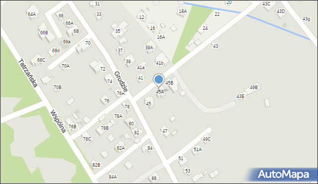 Legionowo, Grudzie, 45A, mapa Legionowo