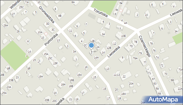 Legionowo, Grunwaldzka, 2, mapa Legionowo