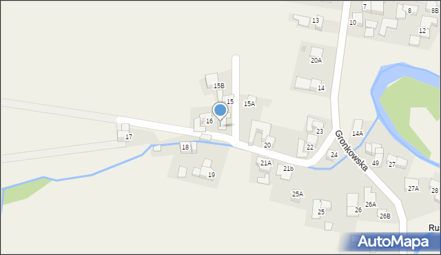 Leśnica, Gronkowska, 16A, mapa Leśnica