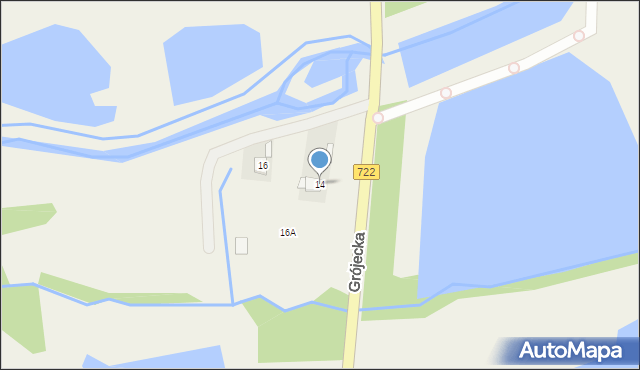 Lesznowola, Grójecka, 14, mapa Lesznowola