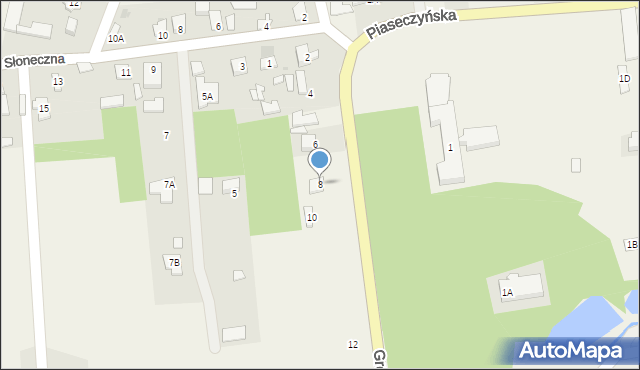 Lesznowola, Grójecka, 8, mapa Lesznowola