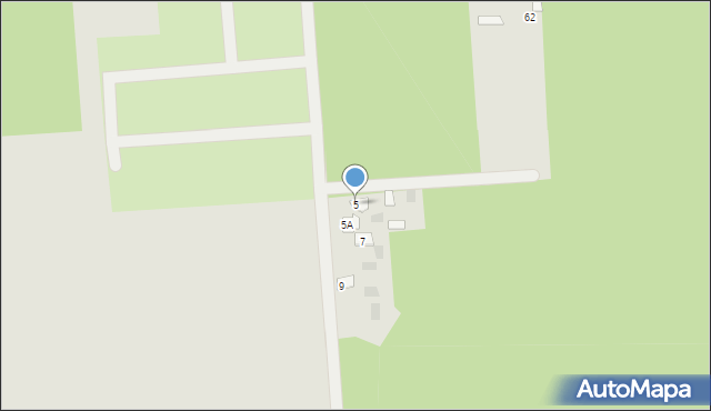 Międzyrzec Podlaski, Grzybowa, 5, mapa Międzyrzec Podlaski