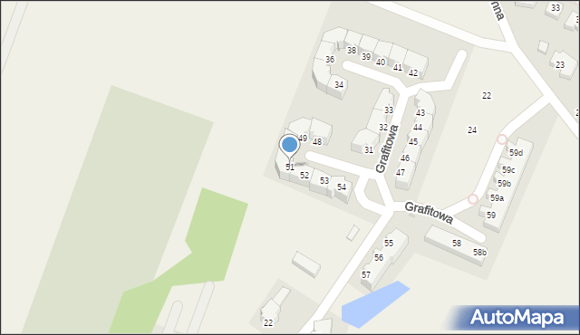 Mierzyn, Grafitowa, 51, mapa Mierzyn