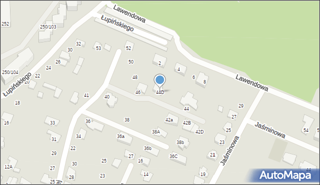 Mińsk Mazowiecki, Grochowskiej Marii, 44D, mapa Mińsk Mazowiecki