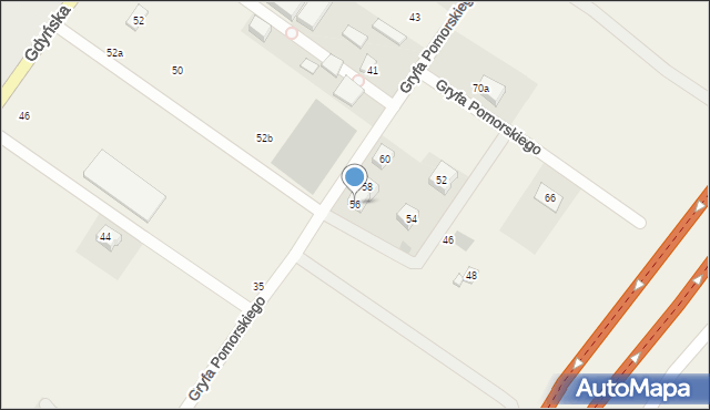 Miszewko, Gryfa Pomorskiego, 56, mapa Miszewko