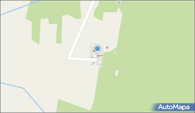 Mokrzyska, Grzybowa, 15, mapa Mokrzyska