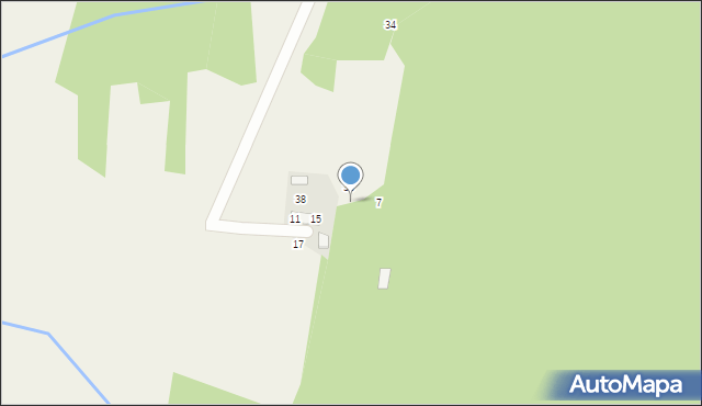 Mokrzyska, Grzybowa, 9, mapa Mokrzyska