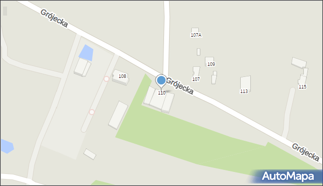 Mszczonów, Grójecka, 110, mapa Mszczonów