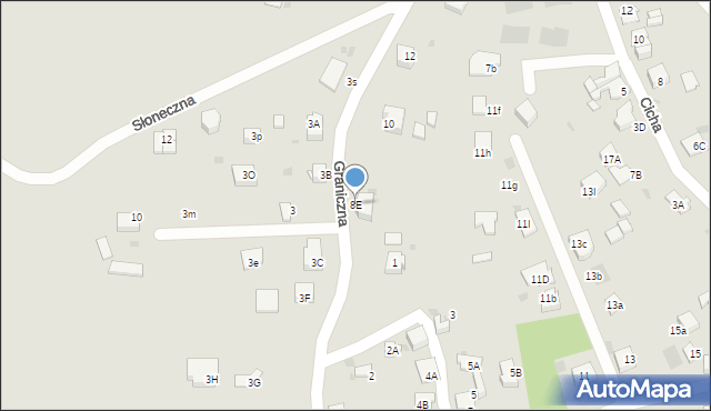 Mysłowice, Graniczna, 8E, mapa Mysłowice