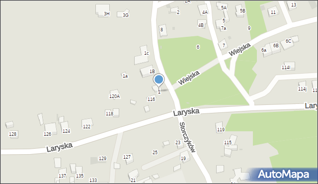 Mysłowice, Graniczna, 1, mapa Mysłowice