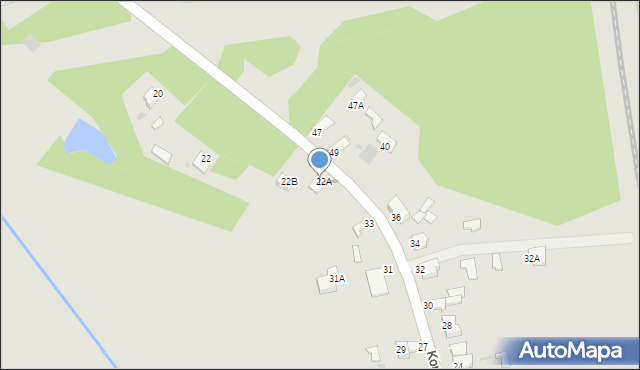 Myszków, Gruchla, 24, mapa Myszków