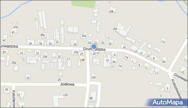 Namysłów, Grunwaldzka, 13, mapa Namysłów