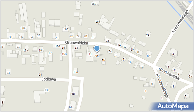 Namysłów, Grunwaldzka, 9a, mapa Namysłów