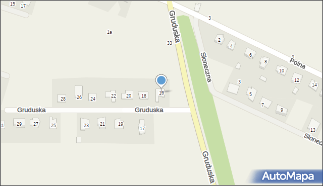 Niestum, Gruduska, 16, mapa Niestum