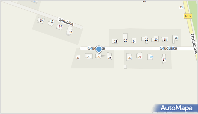 Niestum, Gruduska, 27, mapa Niestum