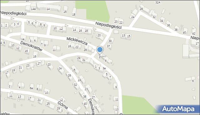 Nowa Ruda, Graniczna, 2, mapa Nowa Ruda