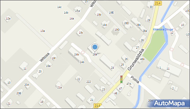 Nowa Wieś Lęborska, Grunwaldzka, 24a, mapa Nowa Wieś Lęborska