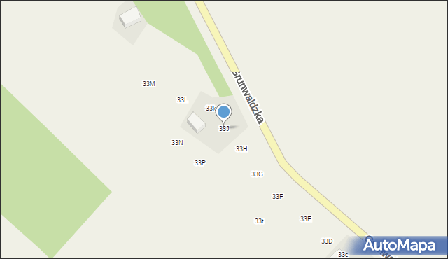 Nowa Wieś Lęborska, Grunwaldzka, 33J, mapa Nowa Wieś Lęborska