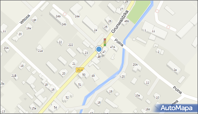 Nowa Wieś Lęborska, Grunwaldzka, 48, mapa Nowa Wieś Lęborska