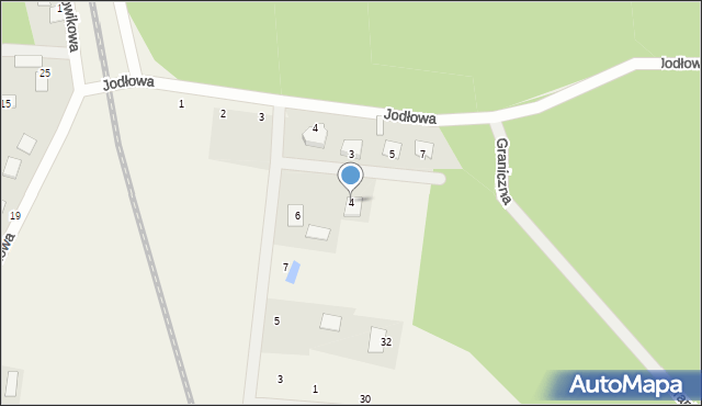 Nowa Wieś Wielka, Graniczna, 4, mapa Nowa Wieś Wielka
