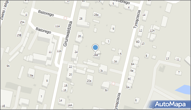 Nowe Miasto Lubawskie, Grunwaldzka, 24a, mapa Nowe Miasto Lubawskie