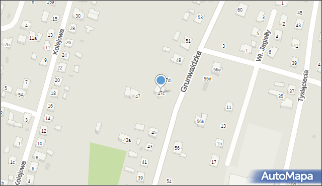 Nowe Miasto Lubawskie, Grunwaldzka, 47c, mapa Nowe Miasto Lubawskie